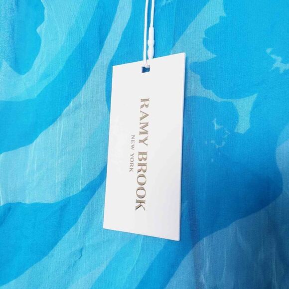 Rami Brook Skylar Floral Twisted Halterneck Top Womans size Small NWT - Picture 9 of 12